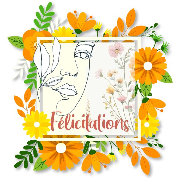 Félicitations (jaune)