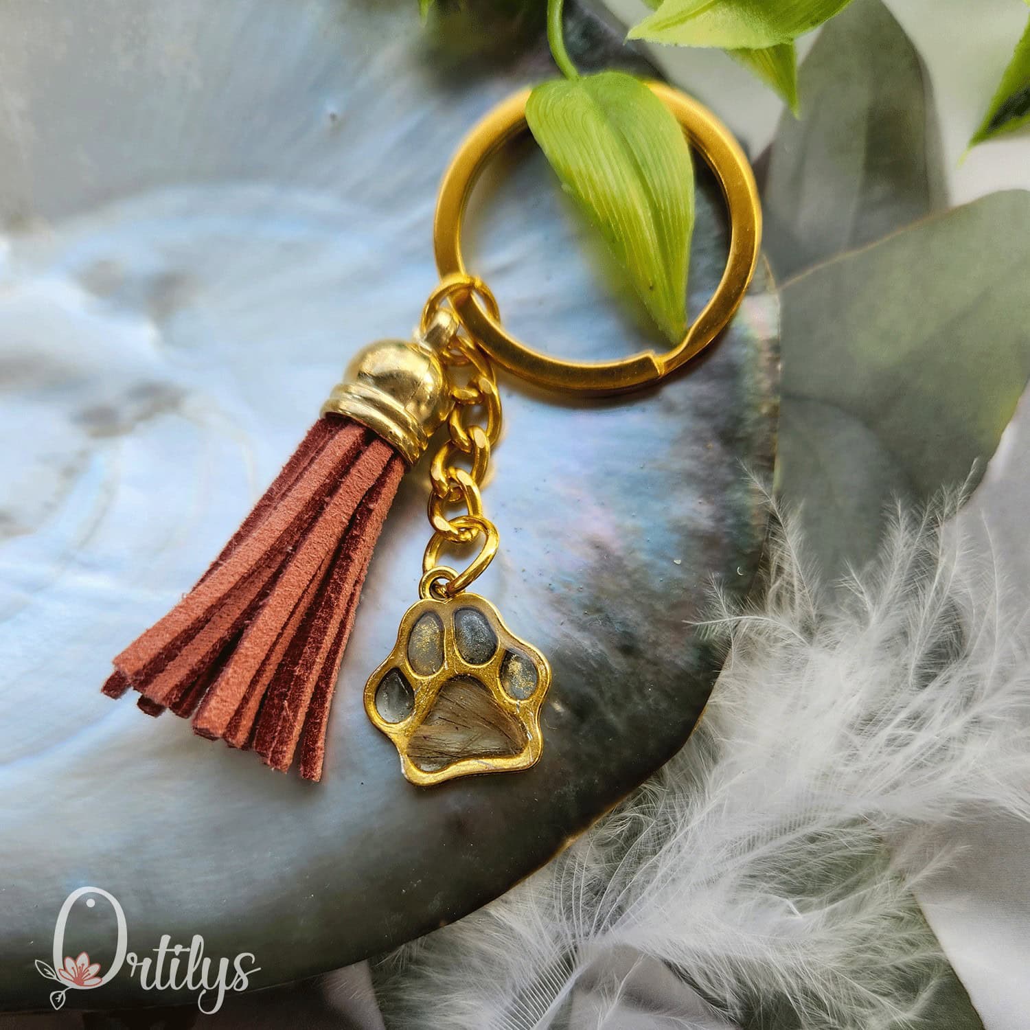 Porte-clés Souvenir Pour Poils De Chien - Pendentif Transparent Pour Garder Un Souvenir De Ton Animal