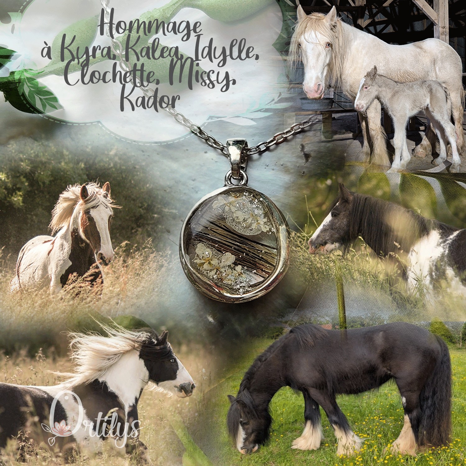 Collier AMULETTE personnalisable poils de votre animal – Image 167