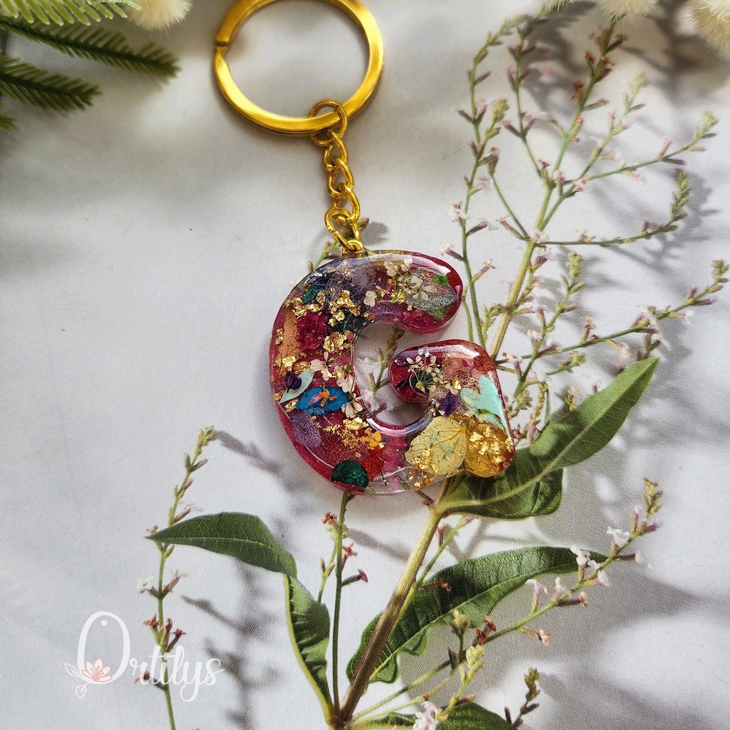 Porte-clés HALO lettre personnalisable – Image 31