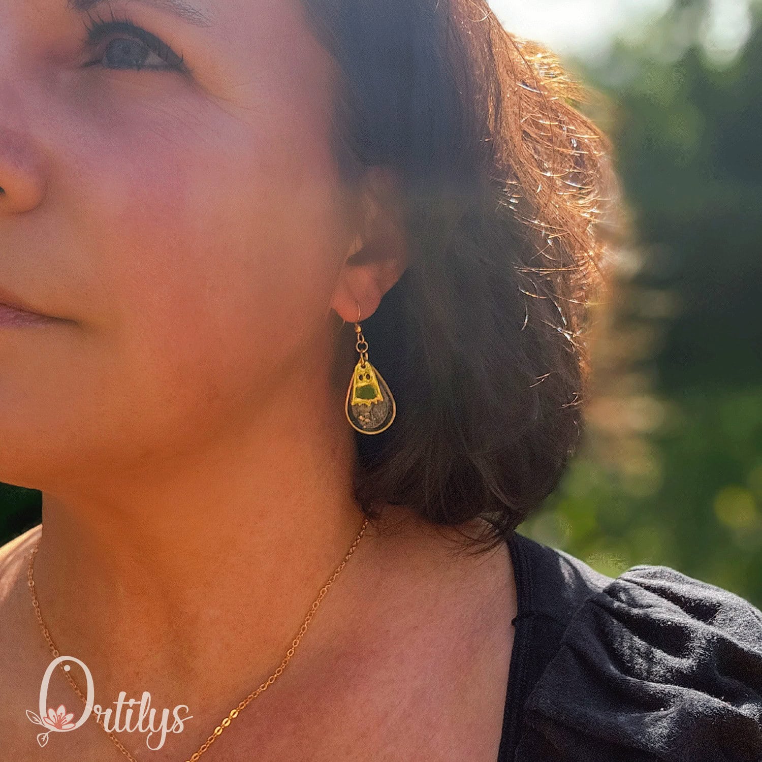 COLLECTION HALLOWEEN 👻 Boucles d'oreilles Fantôme or – Image 4