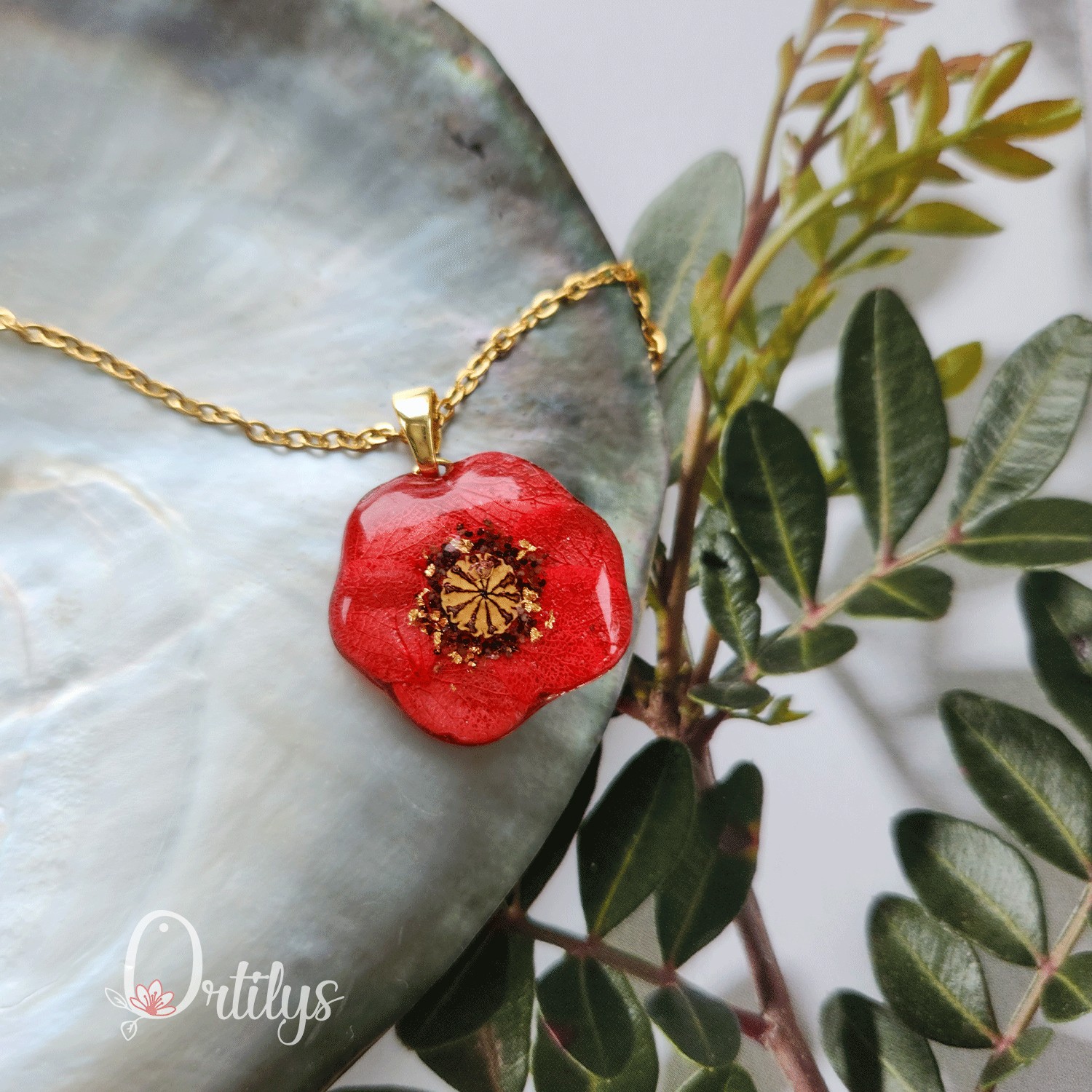 Collier COQUELICOT personnalisable – Image 21