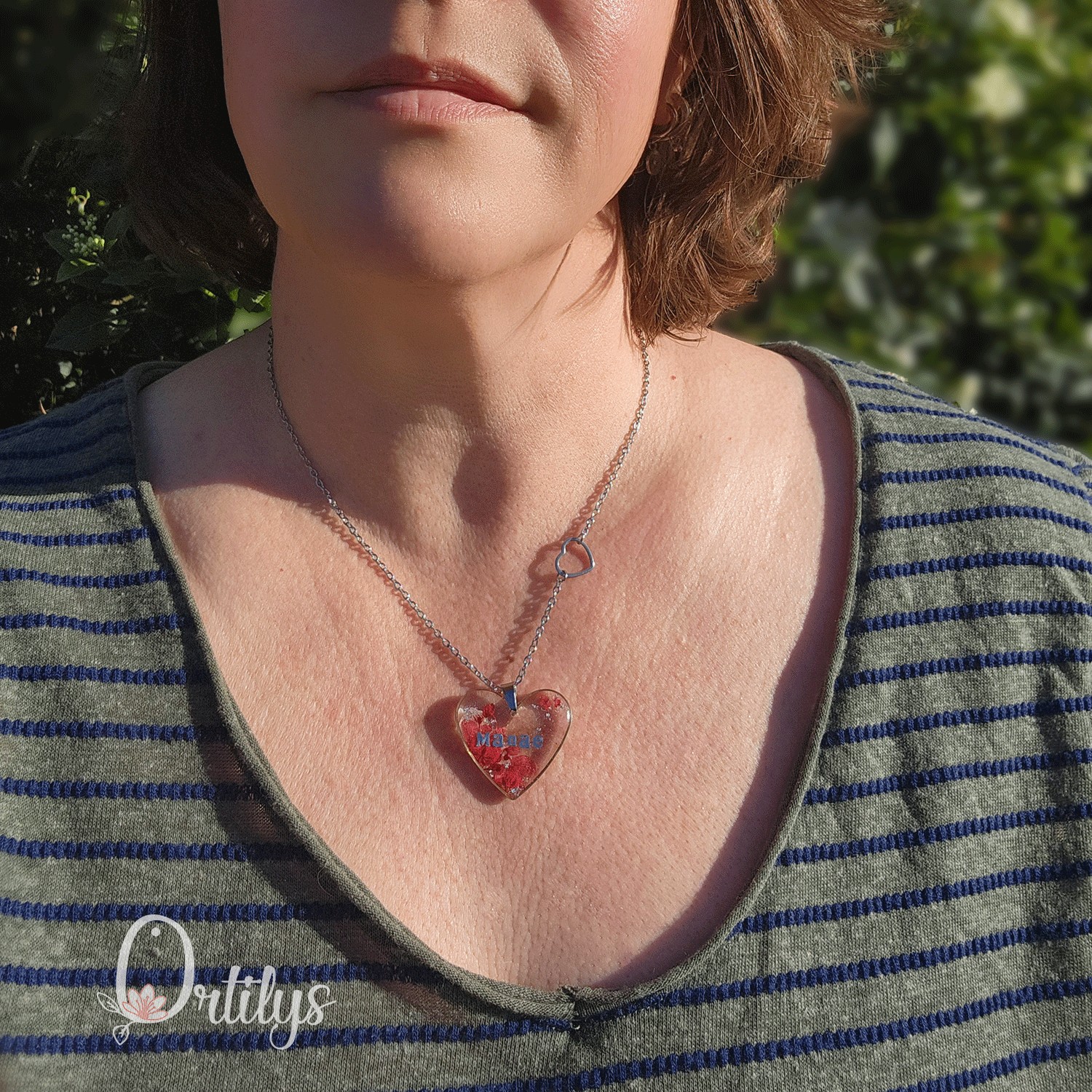 Collier AMULETTE personnalisable avec mèche de cheveux – Image 131