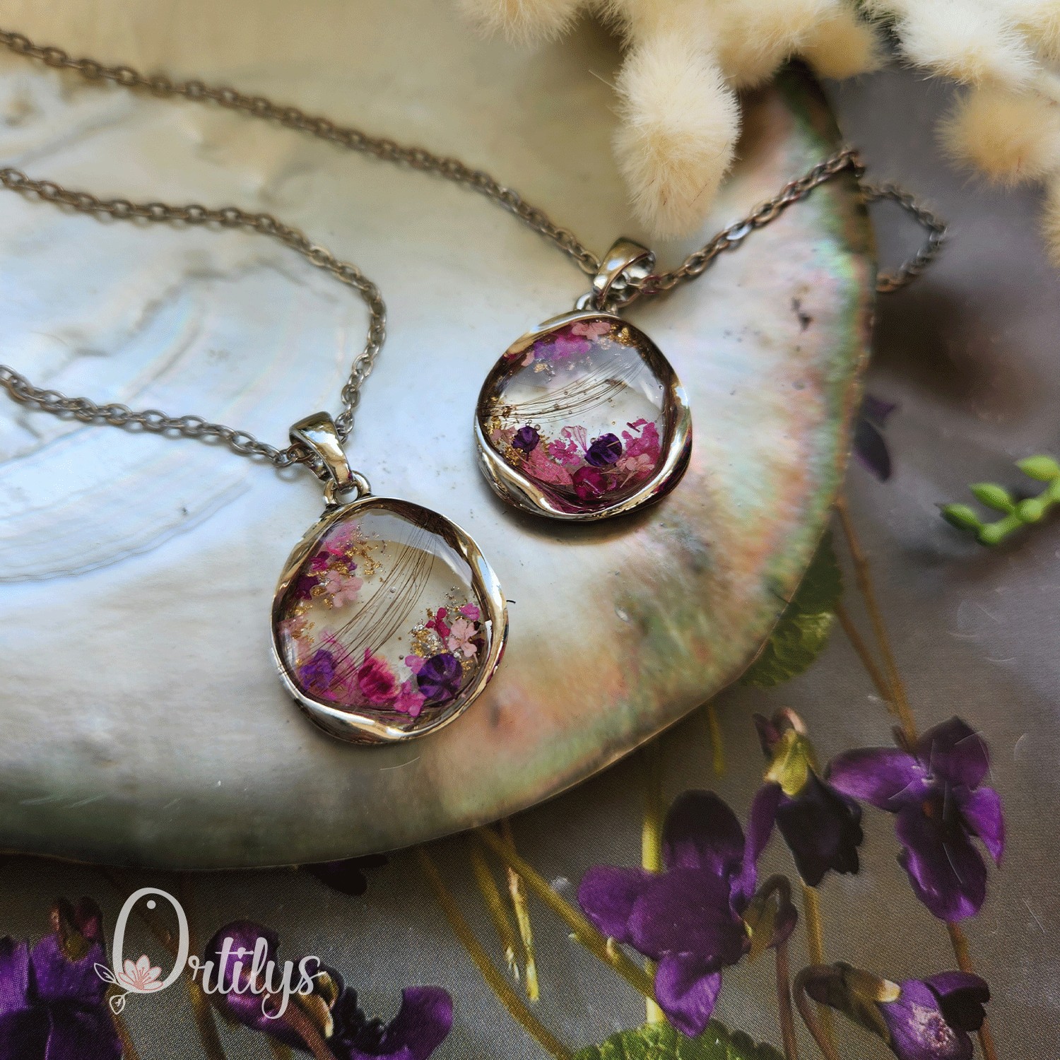 Collier AMULETTE personnalisable avec mèche de cheveux – Image 128