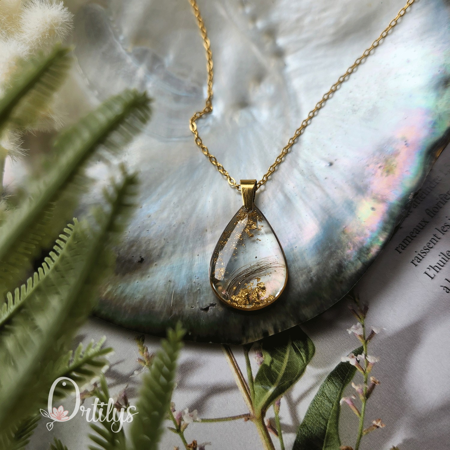Collier AMULETTE personnalisable avec mèche de cheveux – Image 74
