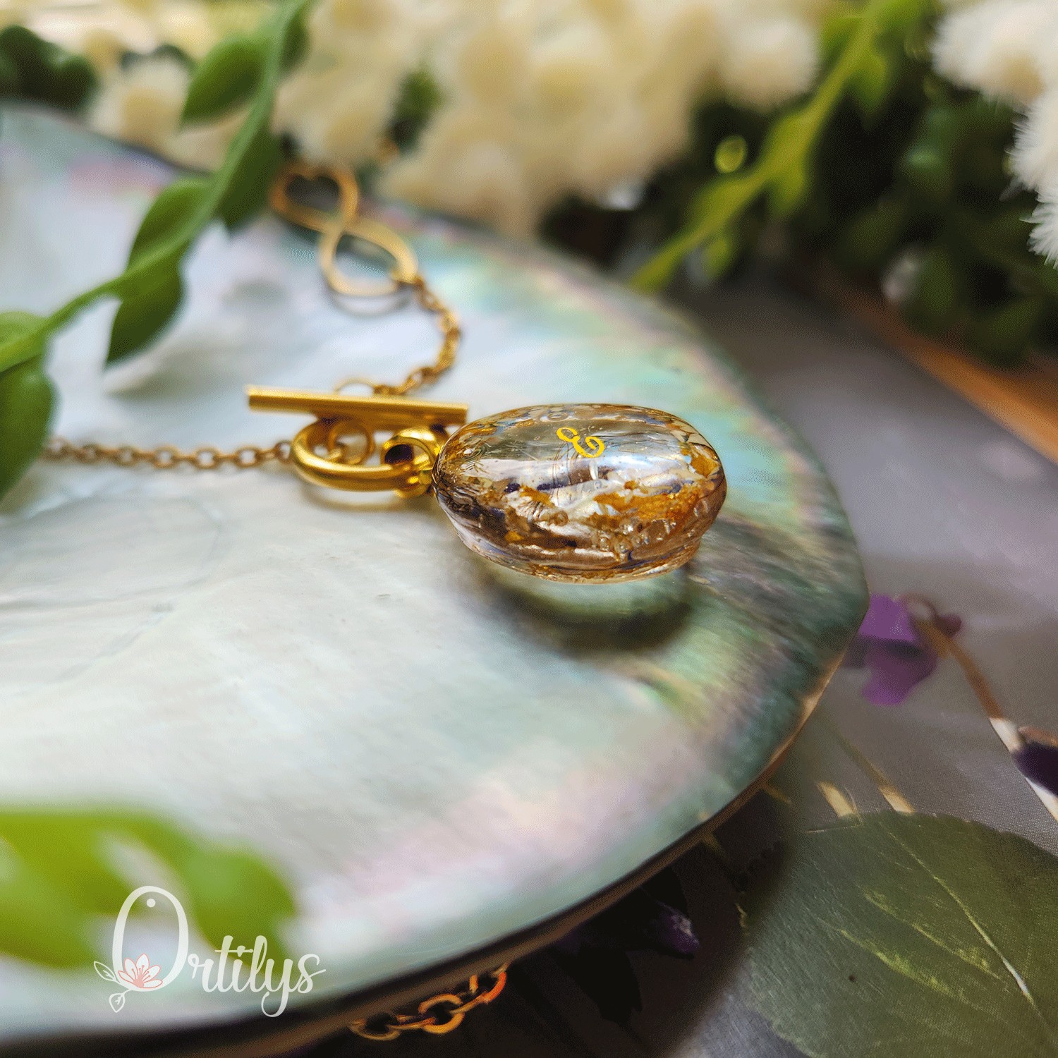 Collier AMULETTE personnalisable avec mèche de cheveux – Image 126