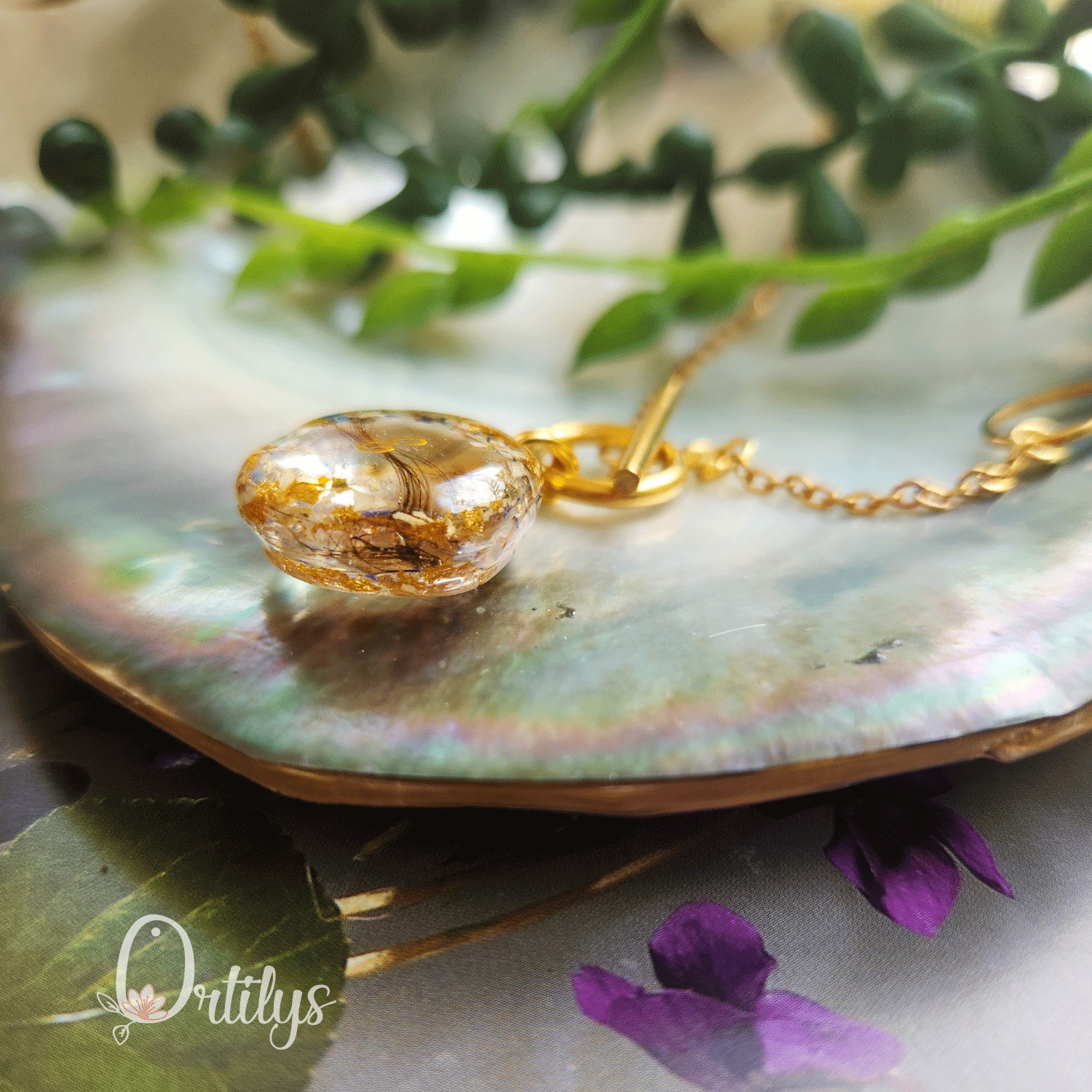 Collier AMULETTE personnalisable avec mèche de cheveux – Image 128