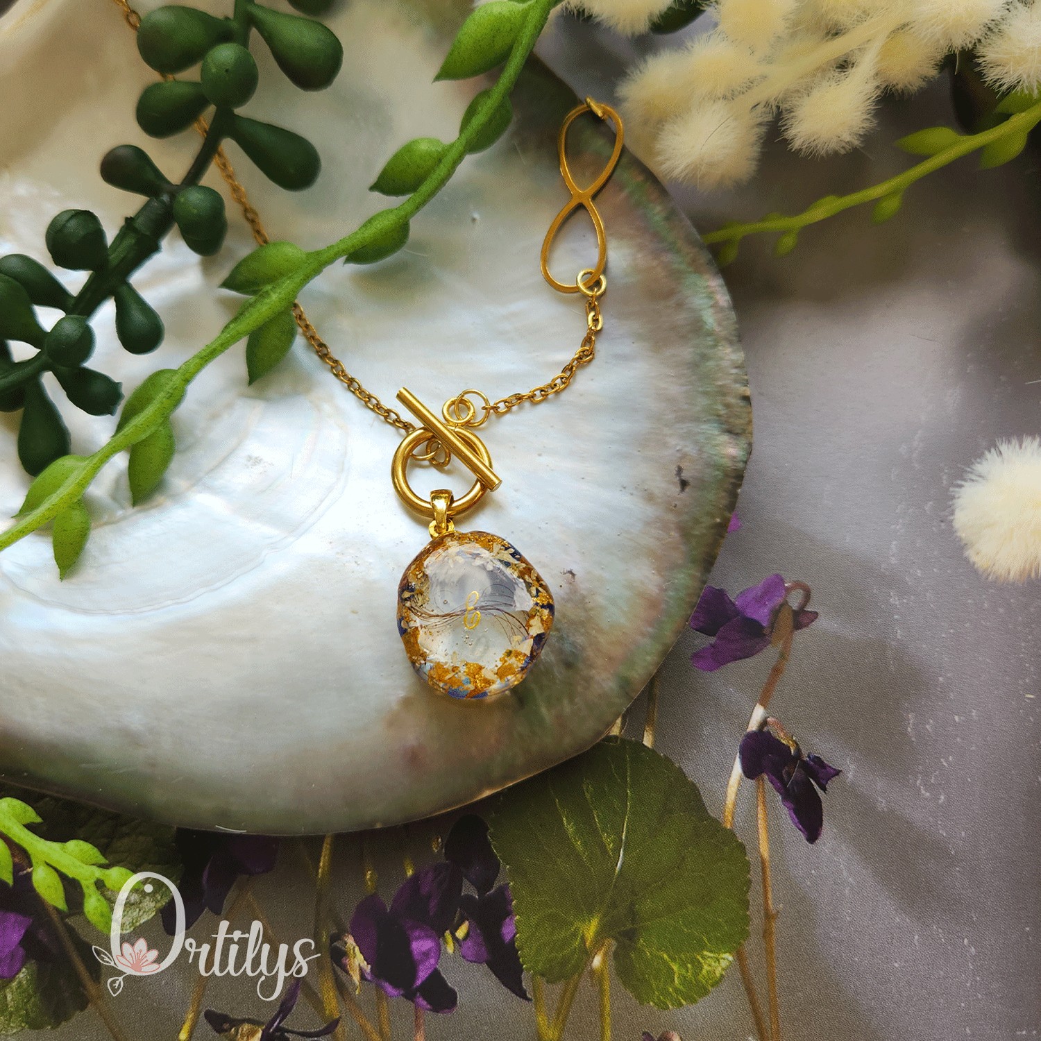 Collier AMULETTE personnalisable avec mèche de cheveux – Image 127