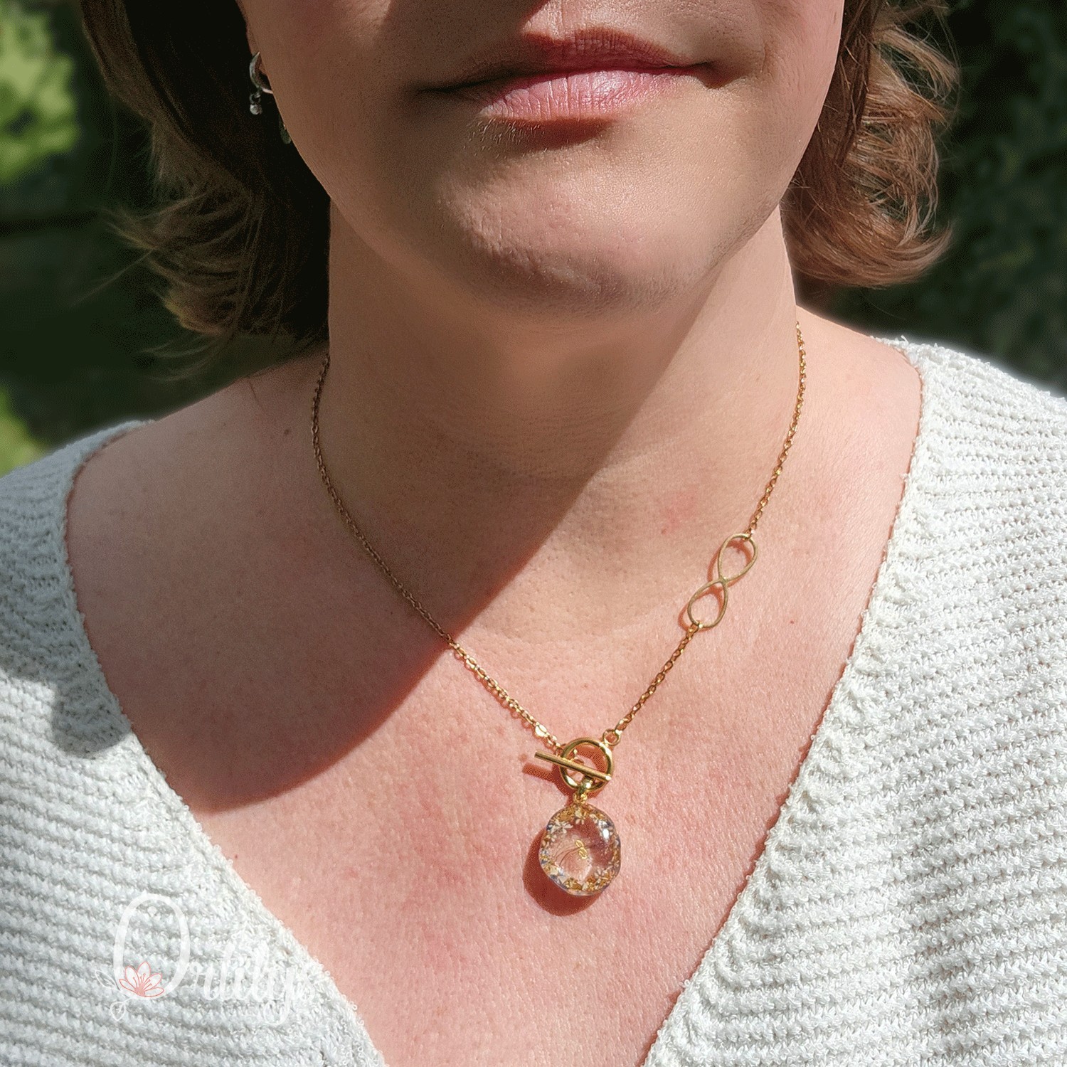 Collier AMULETTE personnalisable avec mèche de cheveux – Image 124