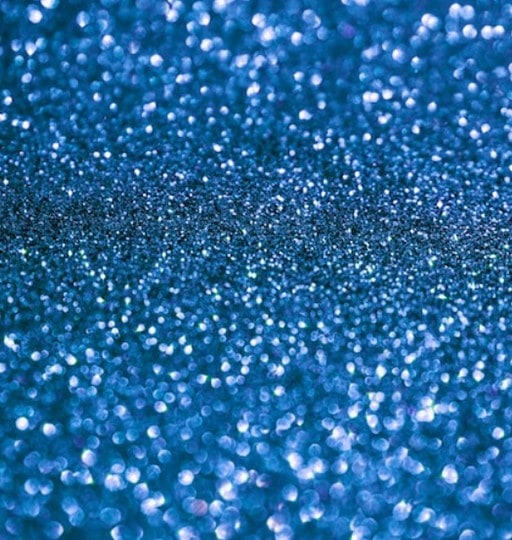 Paillettes bleues foncées