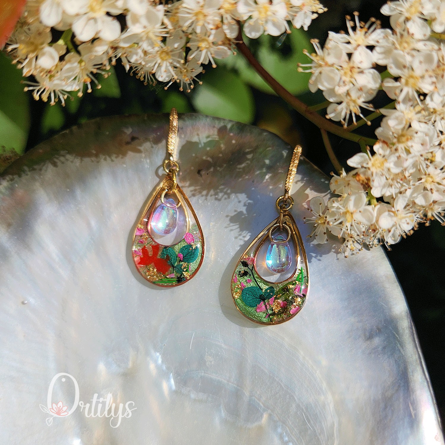 Boucles d'oreilles NYMPHÉA personnalisables – Image 20