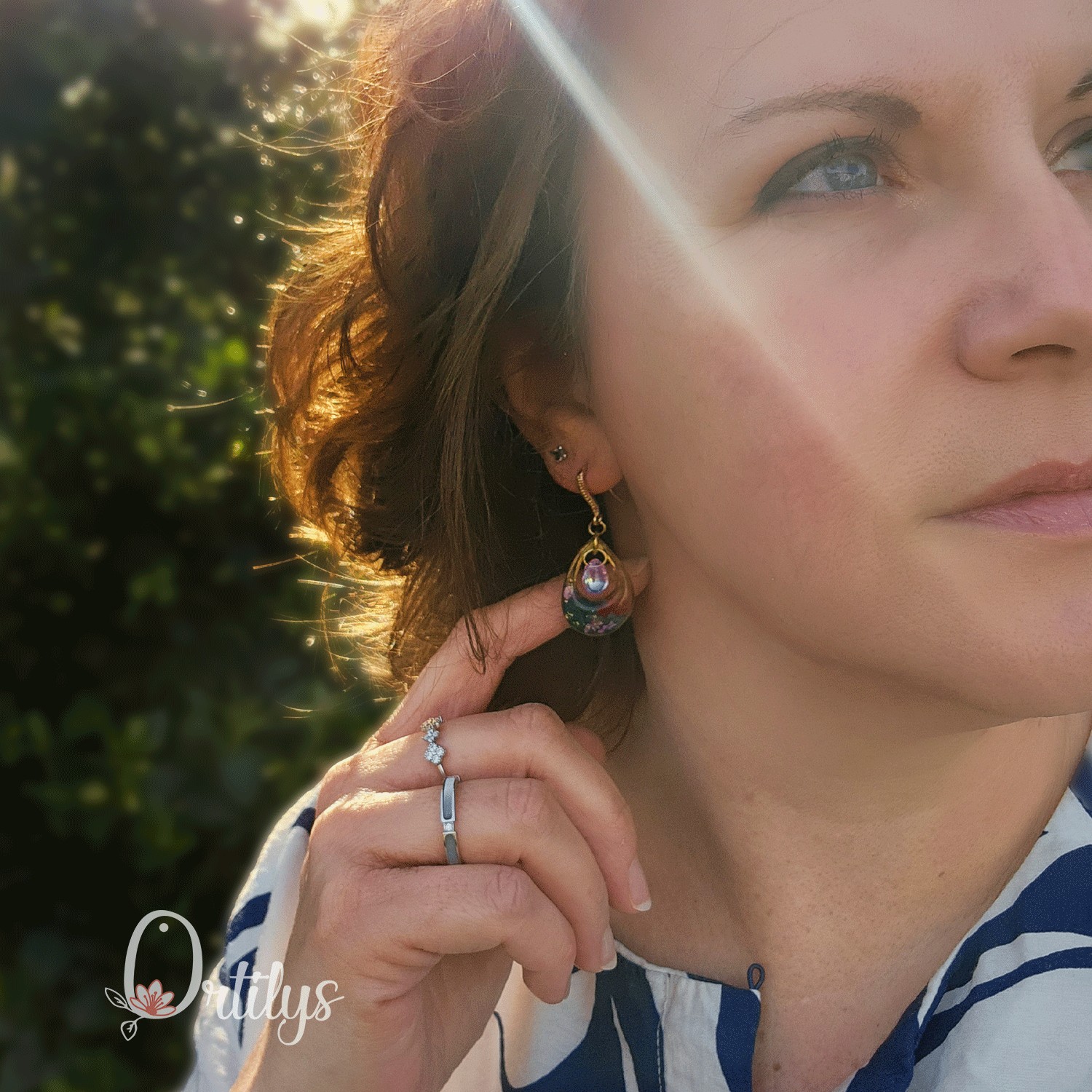 Boucles d'oreilles NYMPHÉA personnalisables – Image 18