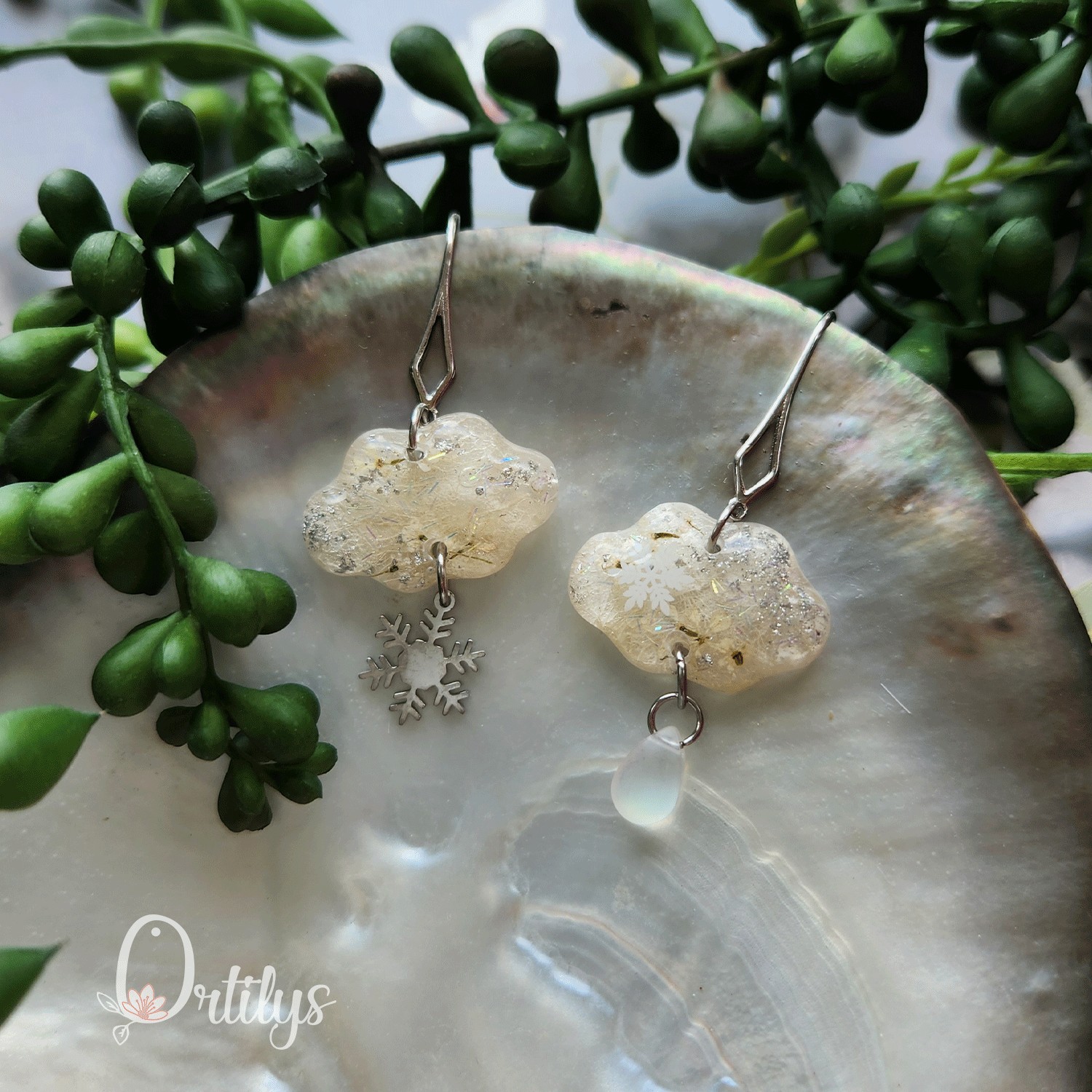 Boucles d'oreilles LA NEIGE personnalisables – Image 15