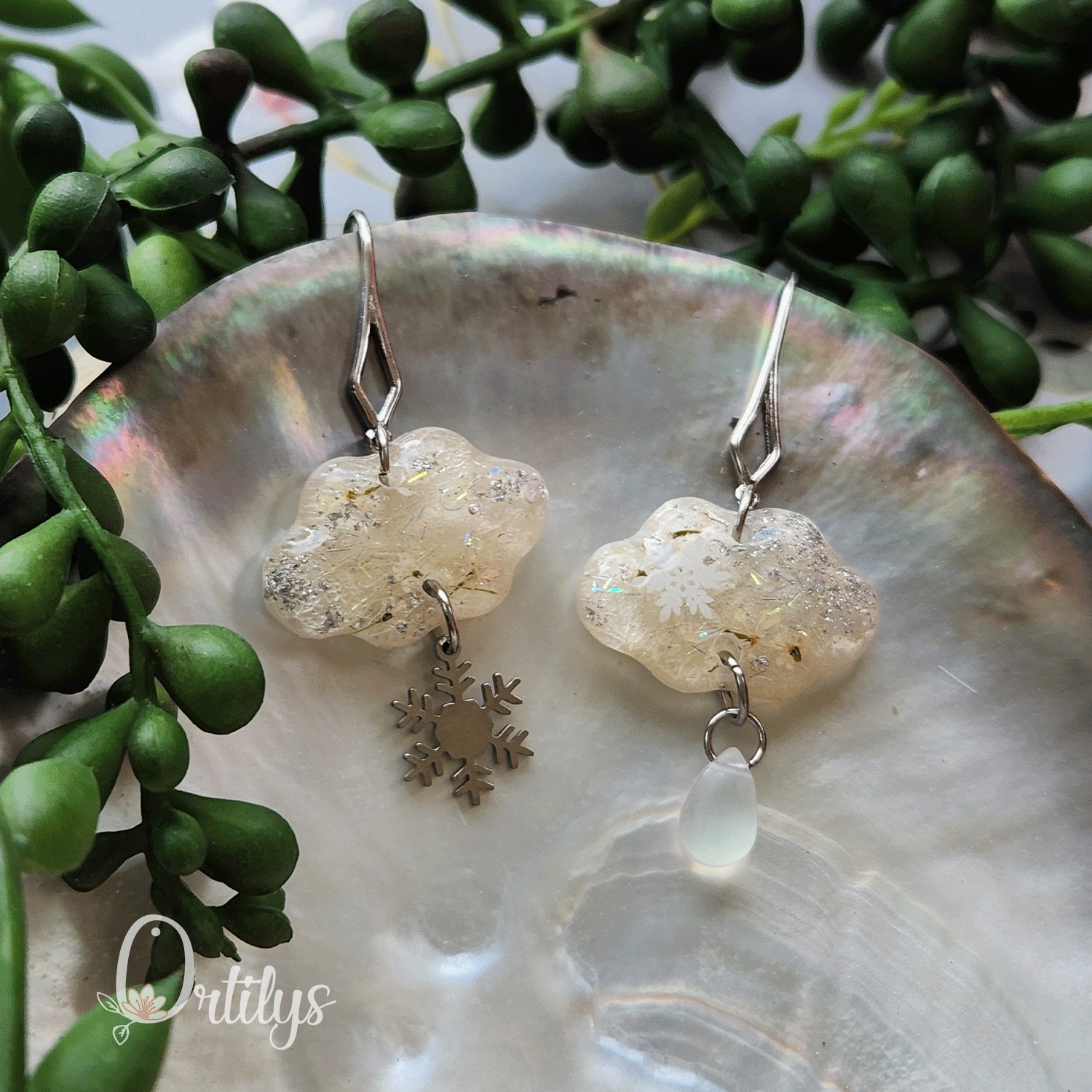Boucles d'oreilles LA NEIGE personnalisables – Image 16