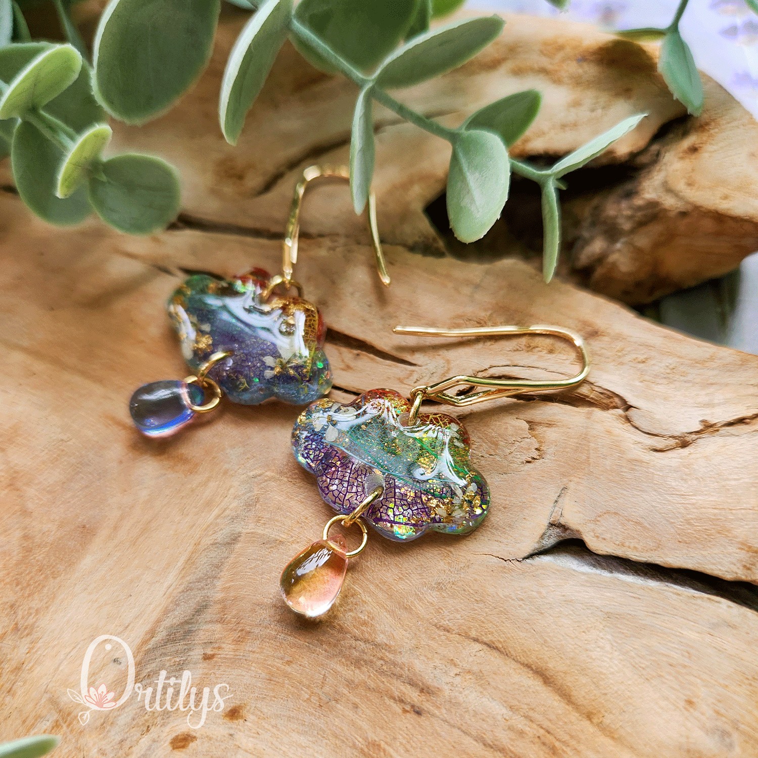 Boucles d'oreilles RAINBOW personnalisables