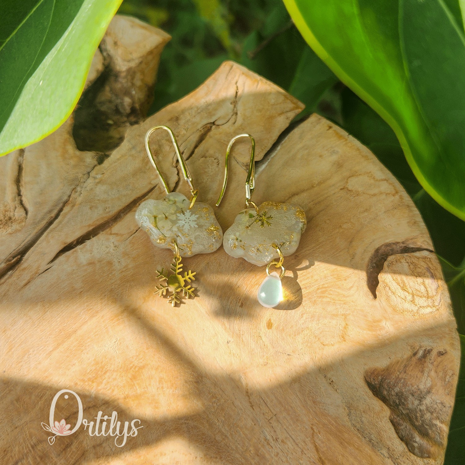 Boucles d'oreilles LA NEIGE personnalisables – Image 7
