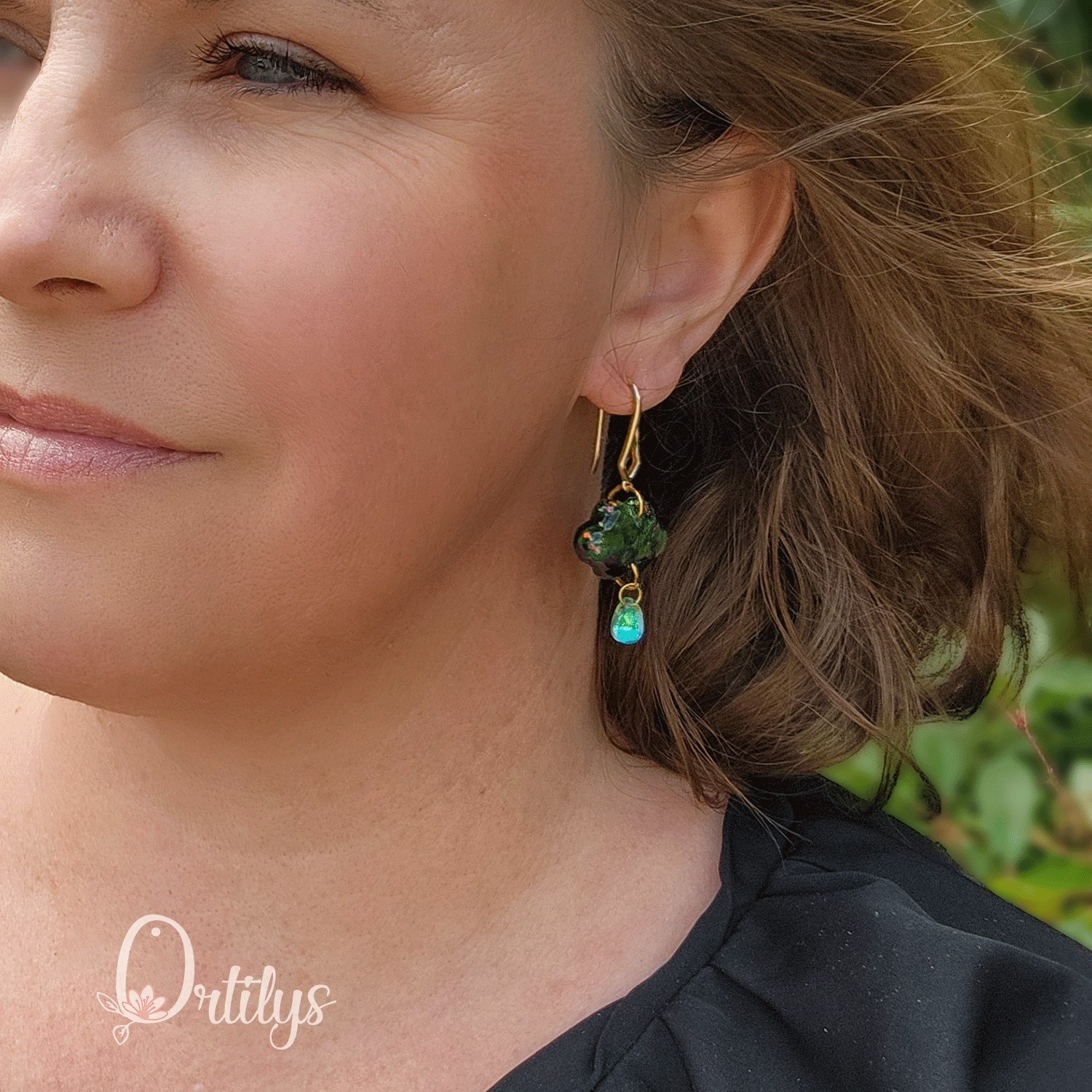 Boucles d'oreilles AURORE BORÉALE or – Image 10