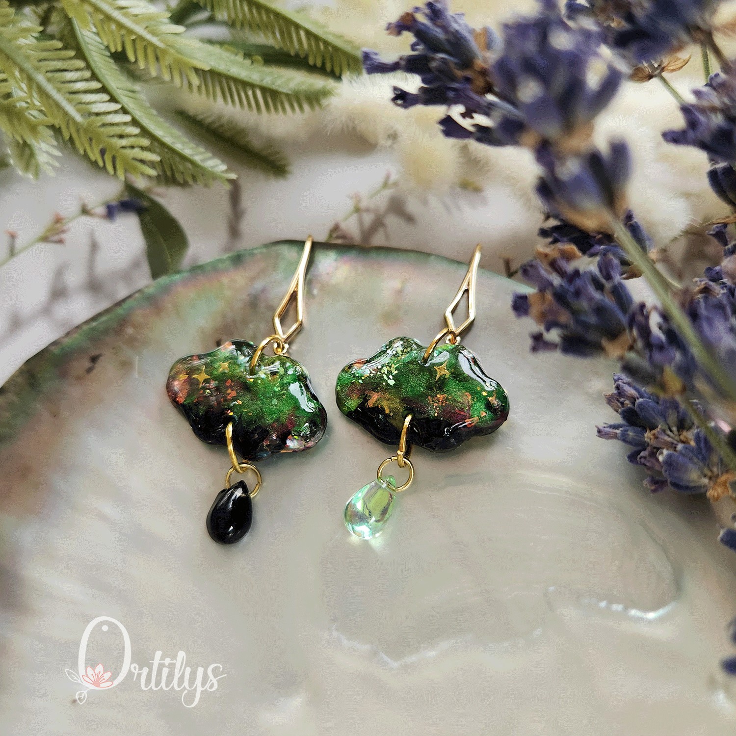 Boucles d'oreilles AURORE BORÉALE or – Image 11