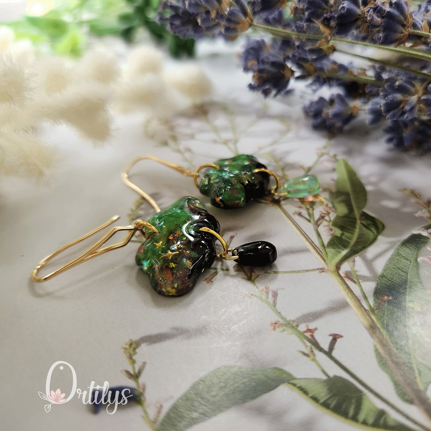 Boucles d'oreilles AURORE BORÉALE or – Image 7