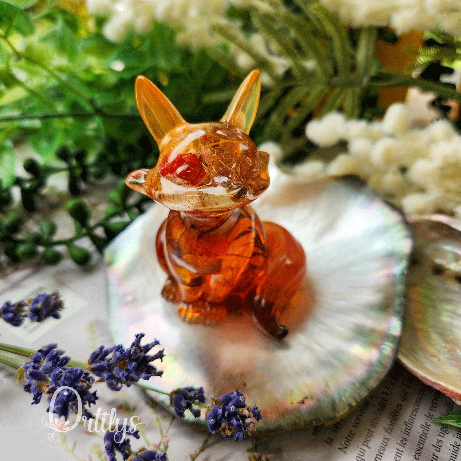 Veilleuse fleurie RENARD personnalisable – Image 23