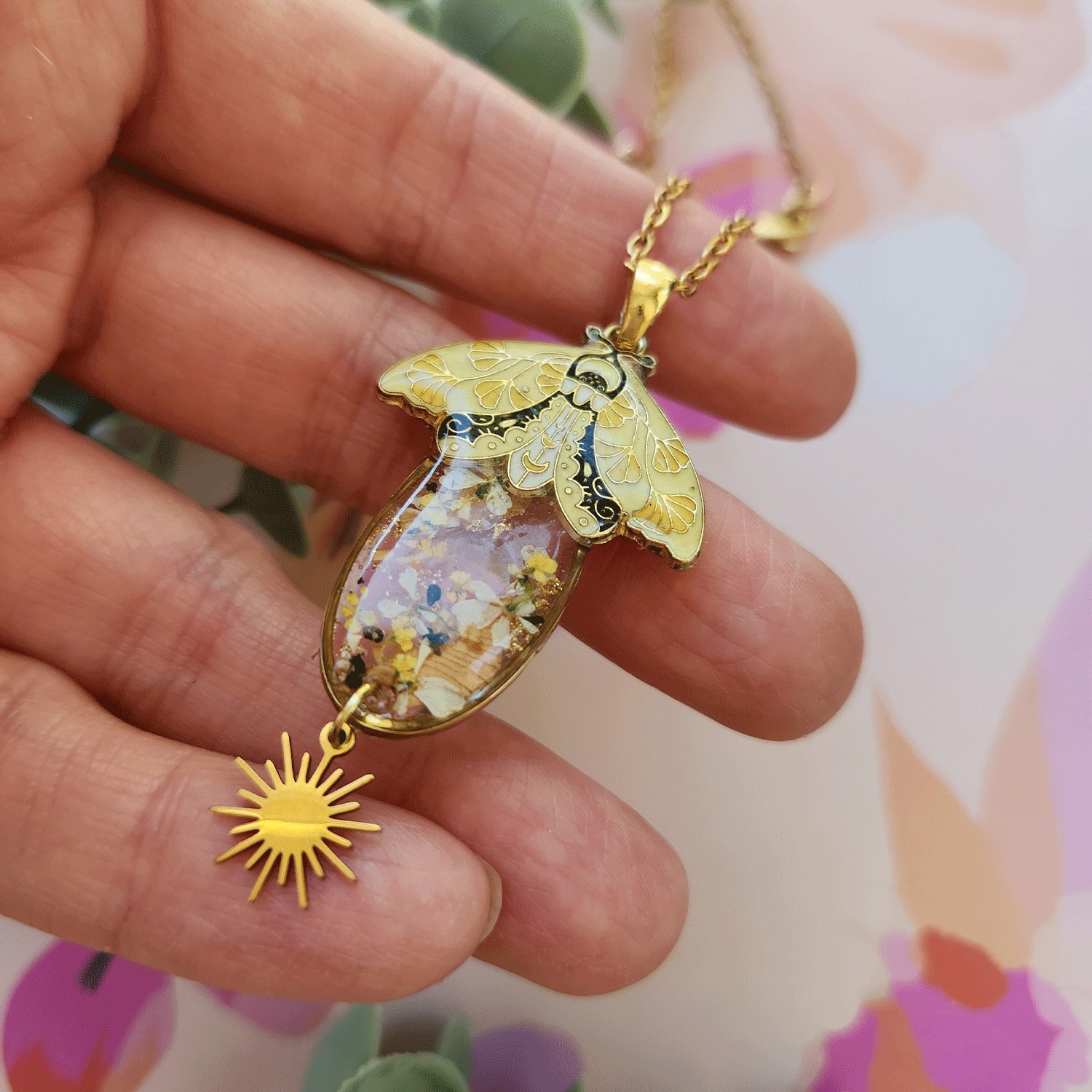 Collection SPHINX 🦋 Collier "COMÈTE" – Image 3