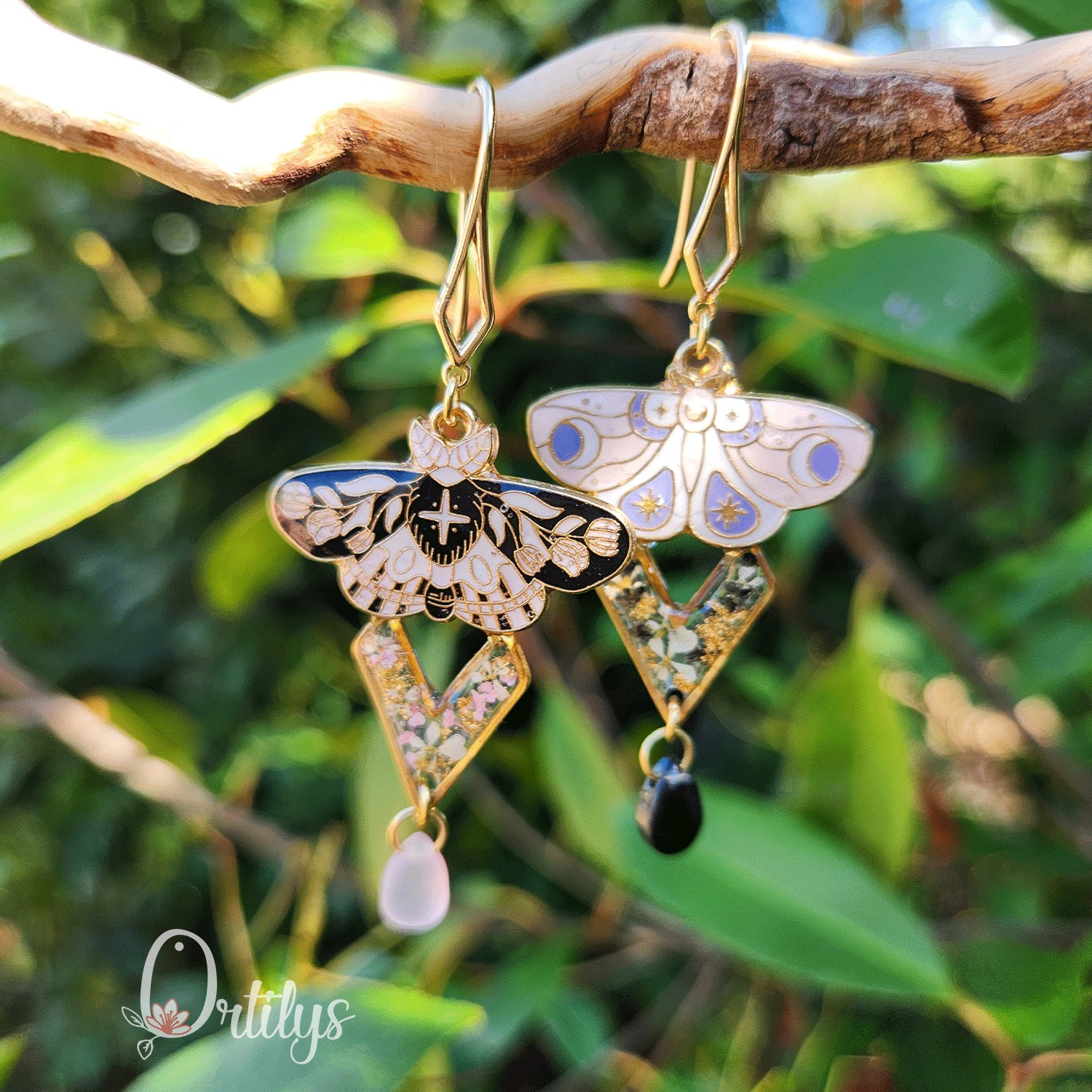 Collection SPHINX 🦋 Boucles d'oreilles "GRAND PAON" – Image 7