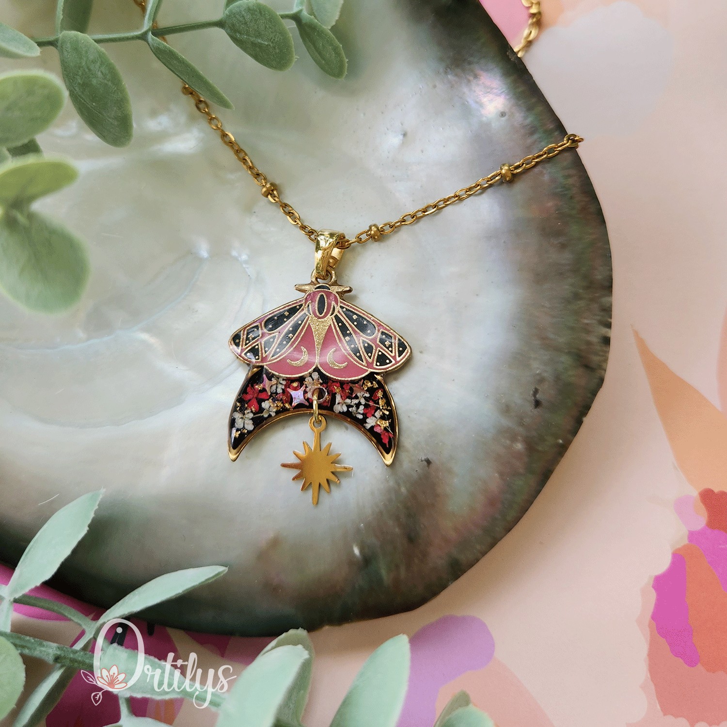 Collection SPHINX 🦋 Collier "LUNE"
