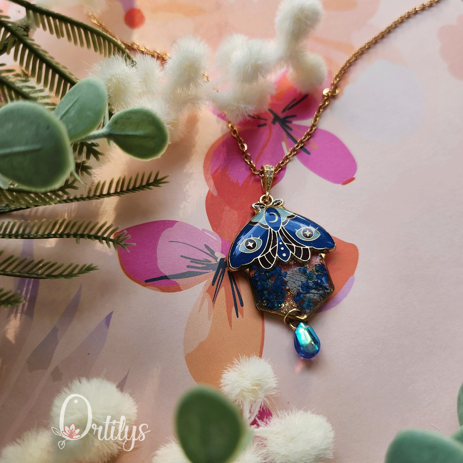 Collection SPHINX 🦋 Collier "MORPHO BLEU" – Image 6