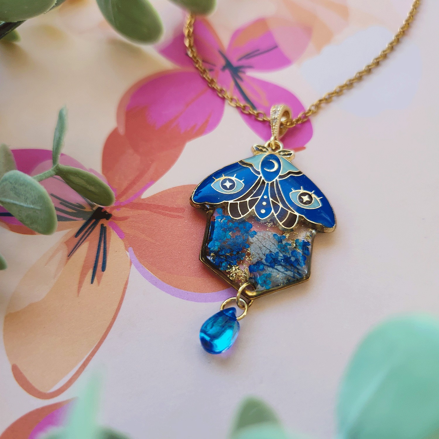Collection SPHINX 🦋 Collier "MORPHO BLEU" – Image 8