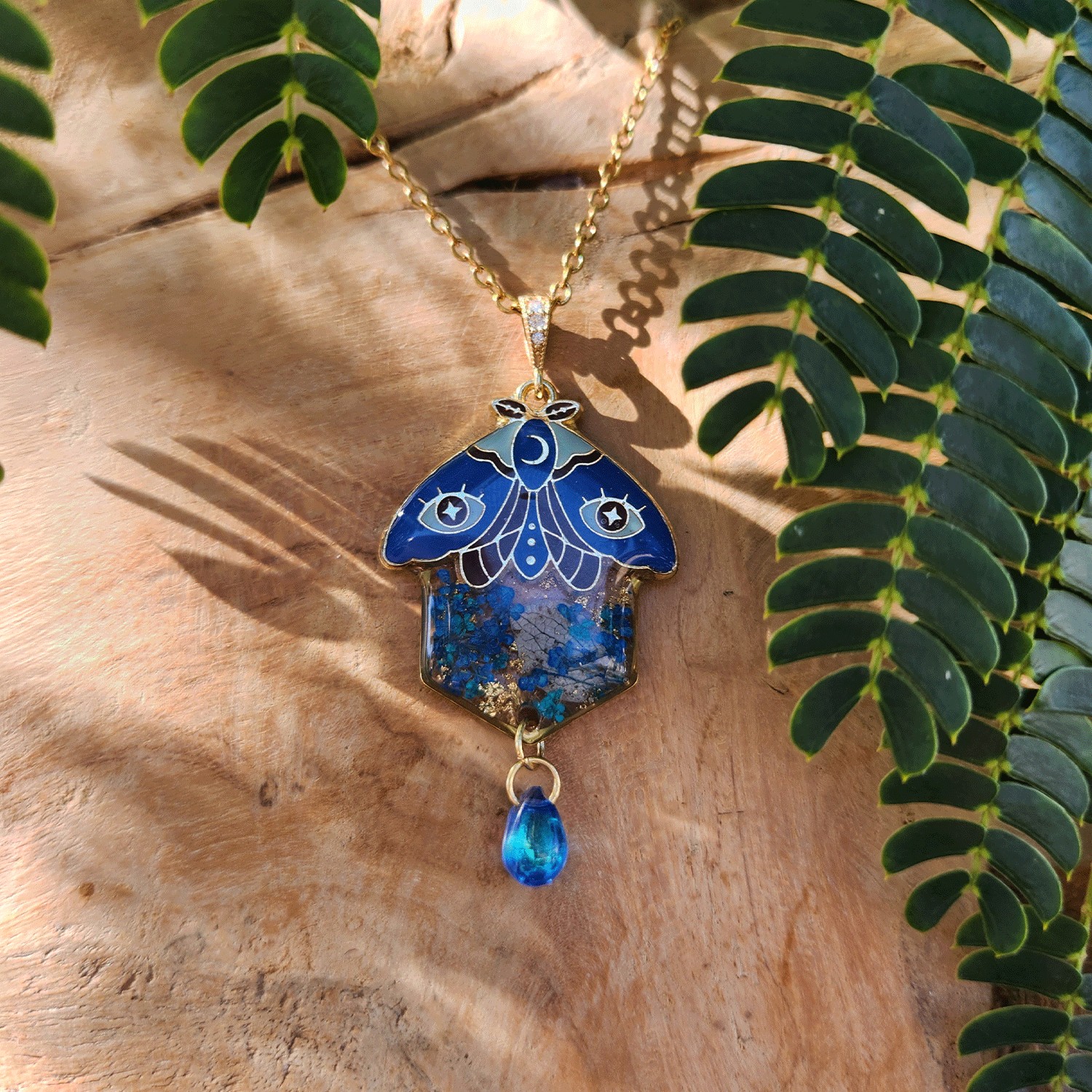 Collection SPHINX 🦋 Collier "MORPHO BLEU" – Image 5