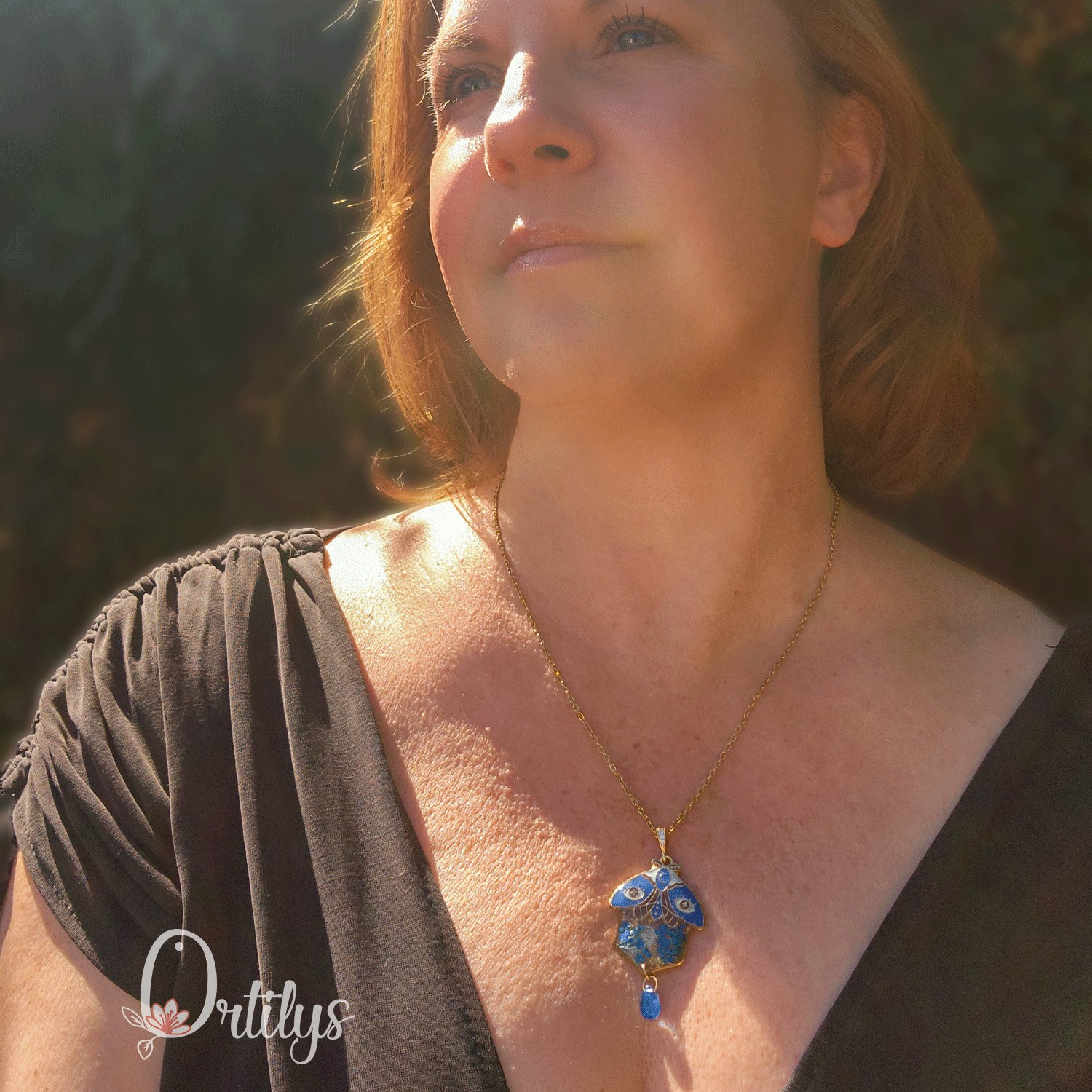 Collection SPHINX 🦋 Collier "MORPHO BLEU" – Image 7