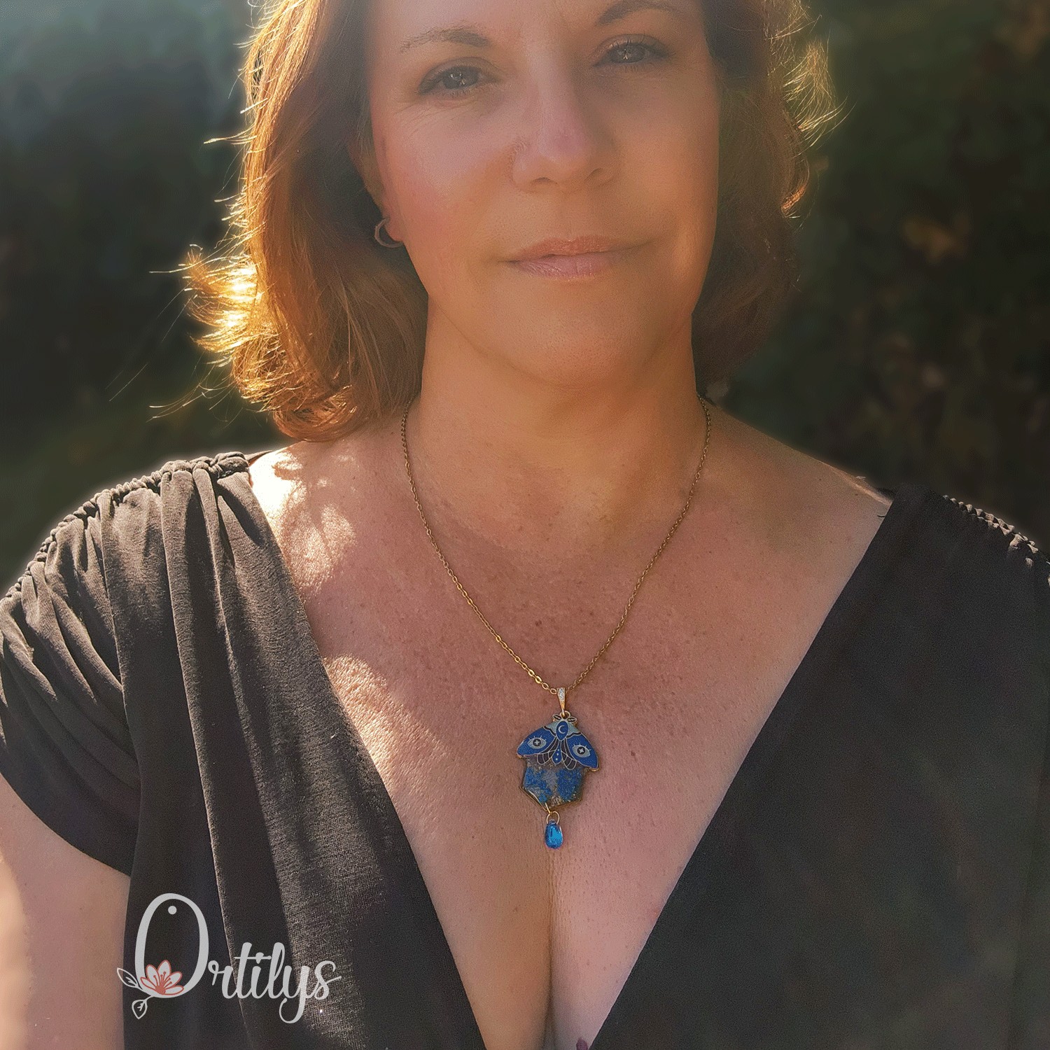 Collection SPHINX 🦋 Collier "MORPHO BLEU" – Image 4